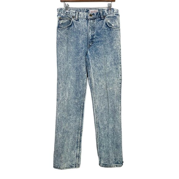 Vintage Distressed Independently Basic Acid Wash Jeans- Thrashed- NO SIZE tag - Picture 1 of 9